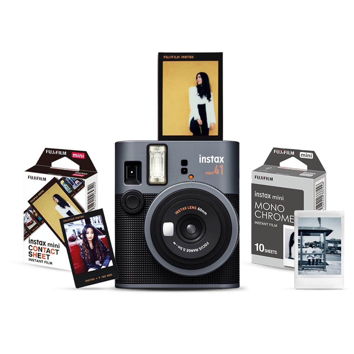 FUJIFILM - Cámara instantánea Fujifilm Instax kit Instax Mini 41