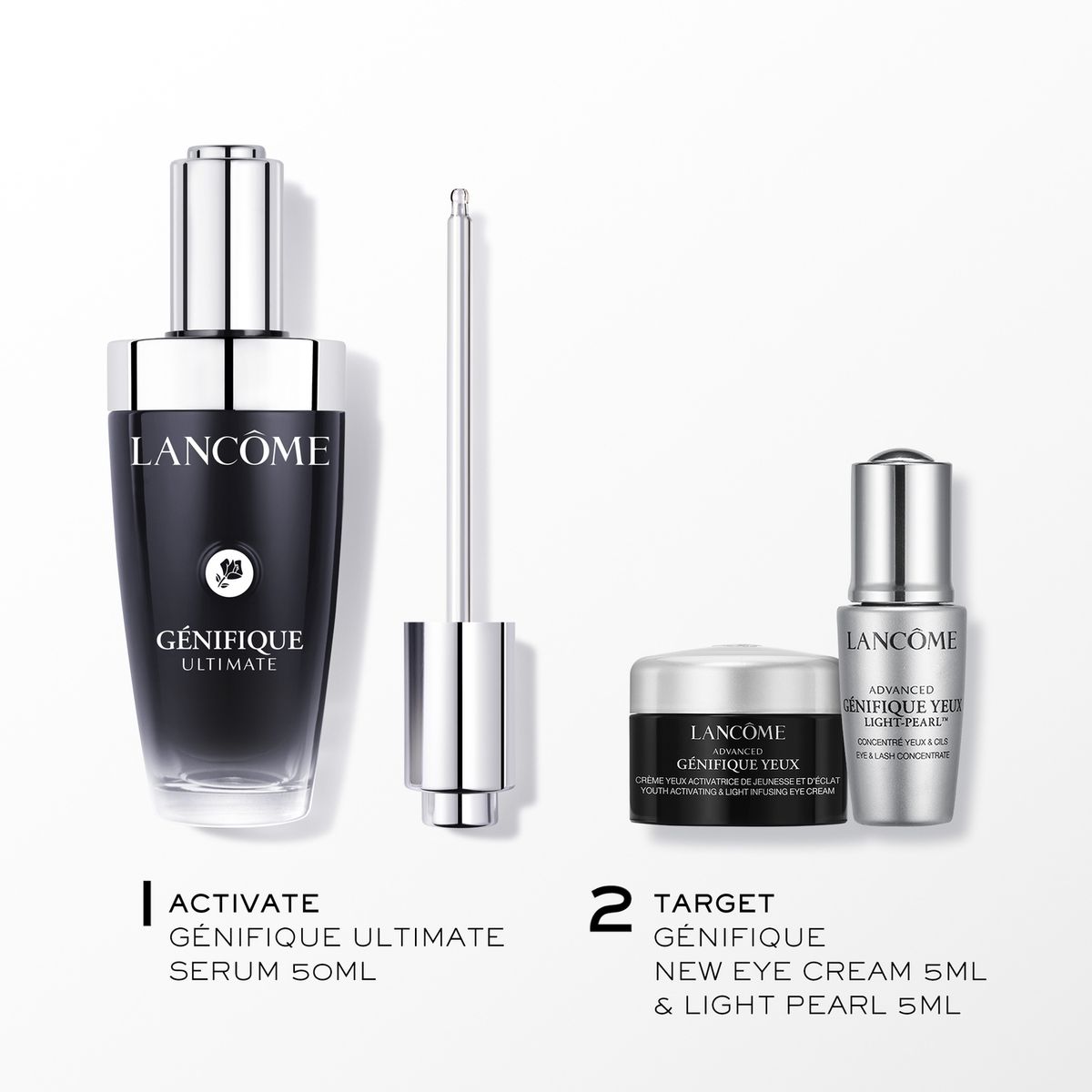 LANCOME - Sérum Set Lancome GENIFIQUE SERUM 50ML  Lancome Incluye: 3 Productos