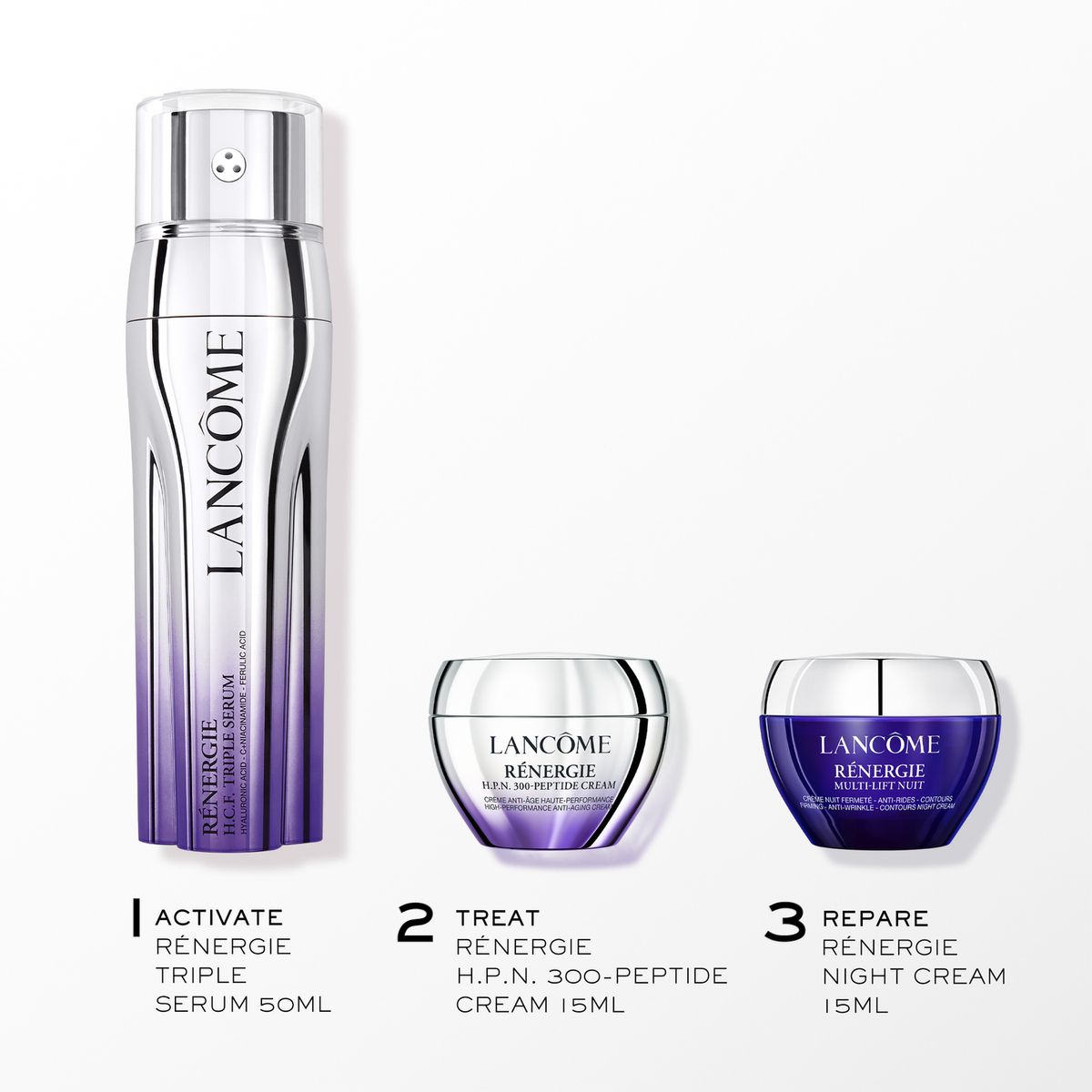 LANCOME - Sérum Set Lancome RENERGIE TRIPLE SERUM 50ML  Lancome Incluye: 3 Productos