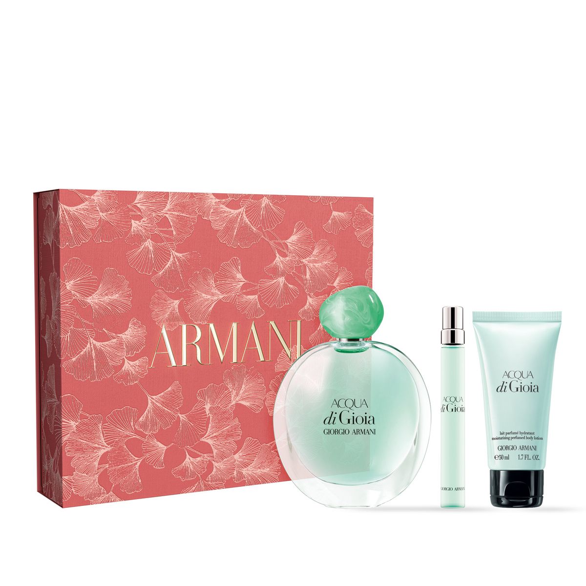 ARMANI - Set de Perfume Mujer Armani incluye:- ACQUA DI GIOIA Eau de parfum 100 ml - ACQUA DI GIOIA Eau de parfum 10ml - Loción corporal ACQUA DI GIOIA Eau de parfum 50 ml . 