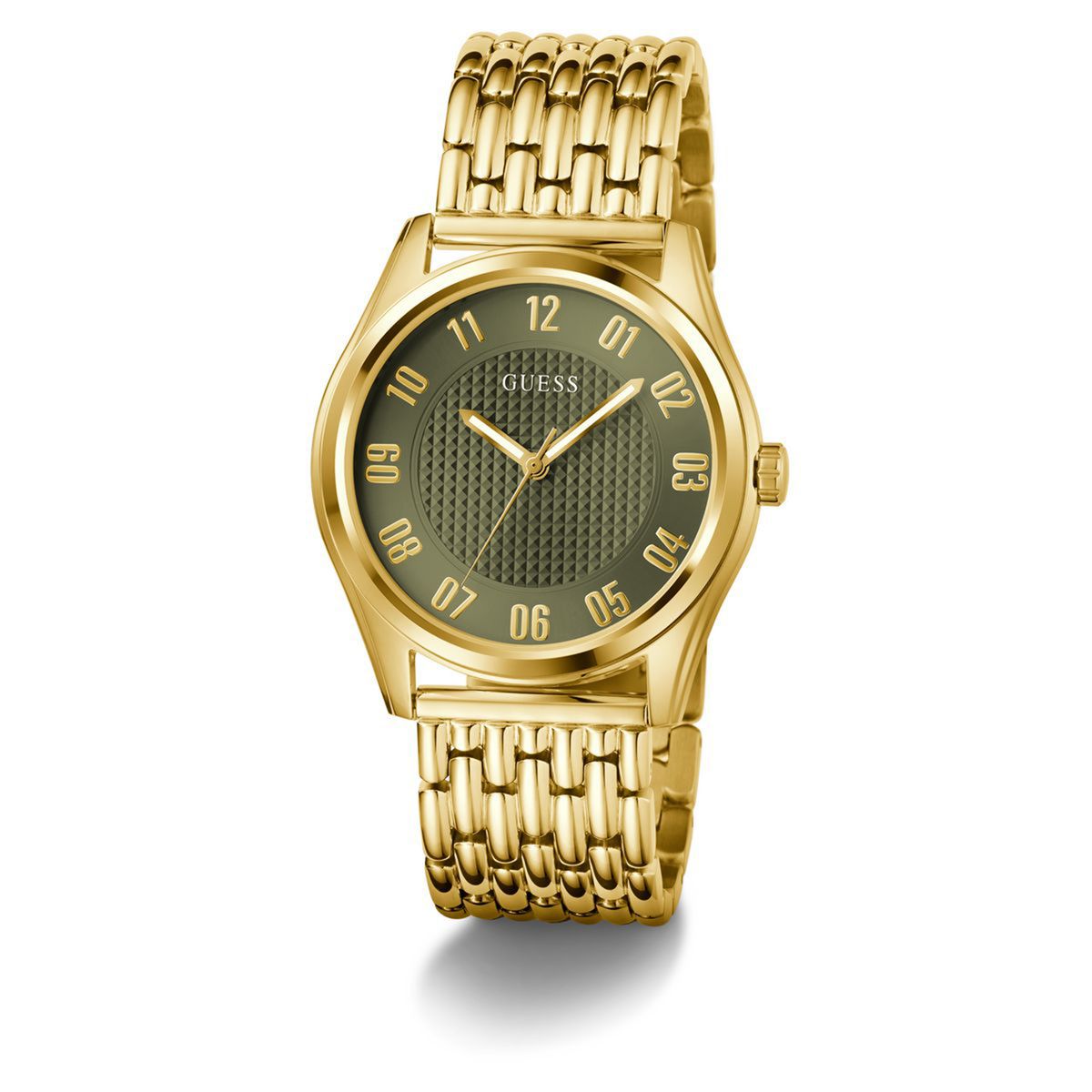 GUESS - Reloj Guess Hombre Tate. Reloj Acero Inoxidable Dorado GW0895G2 