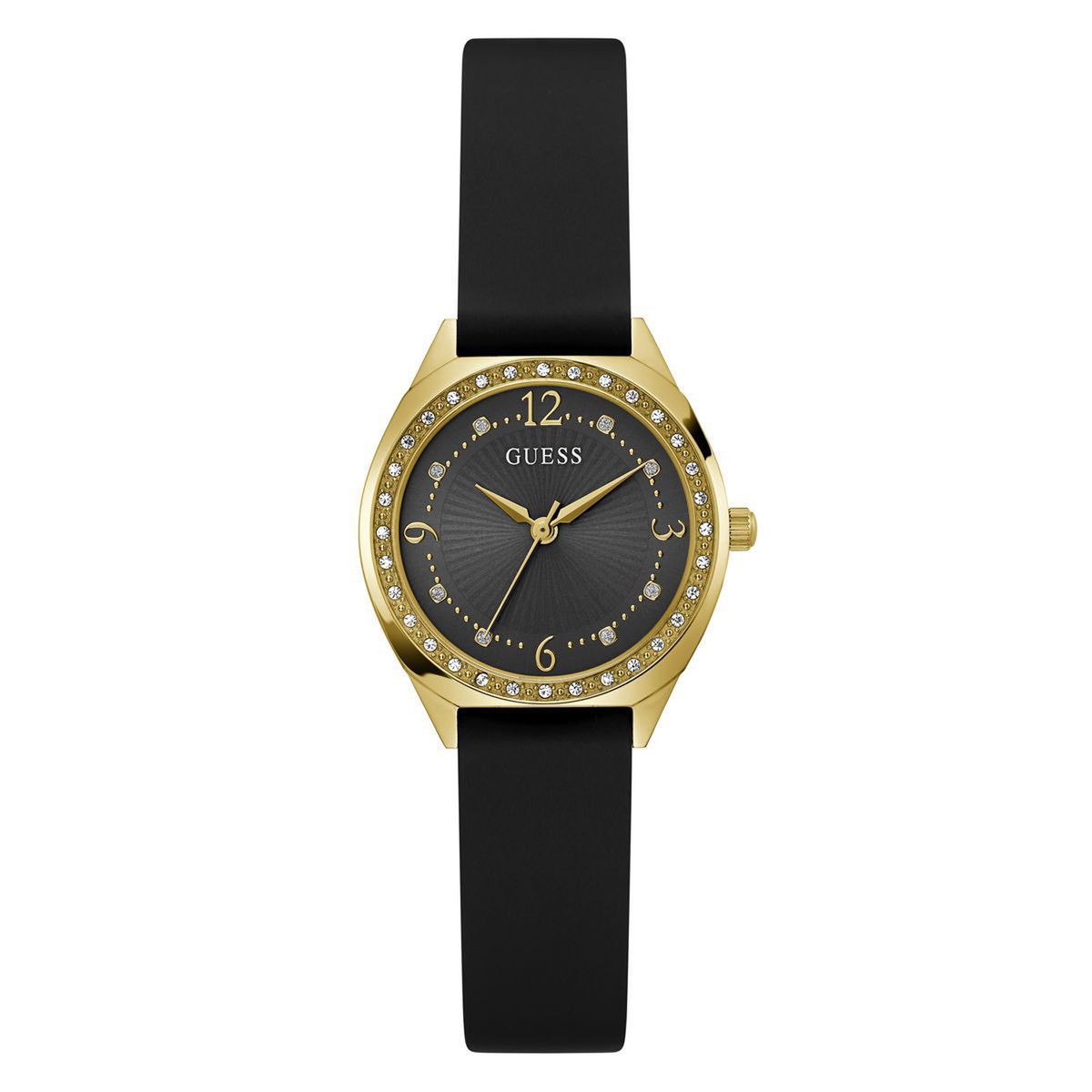 GUESS - Reloj Guess Mujer Charlotte. Reloj Silicona Negro GW0820L1