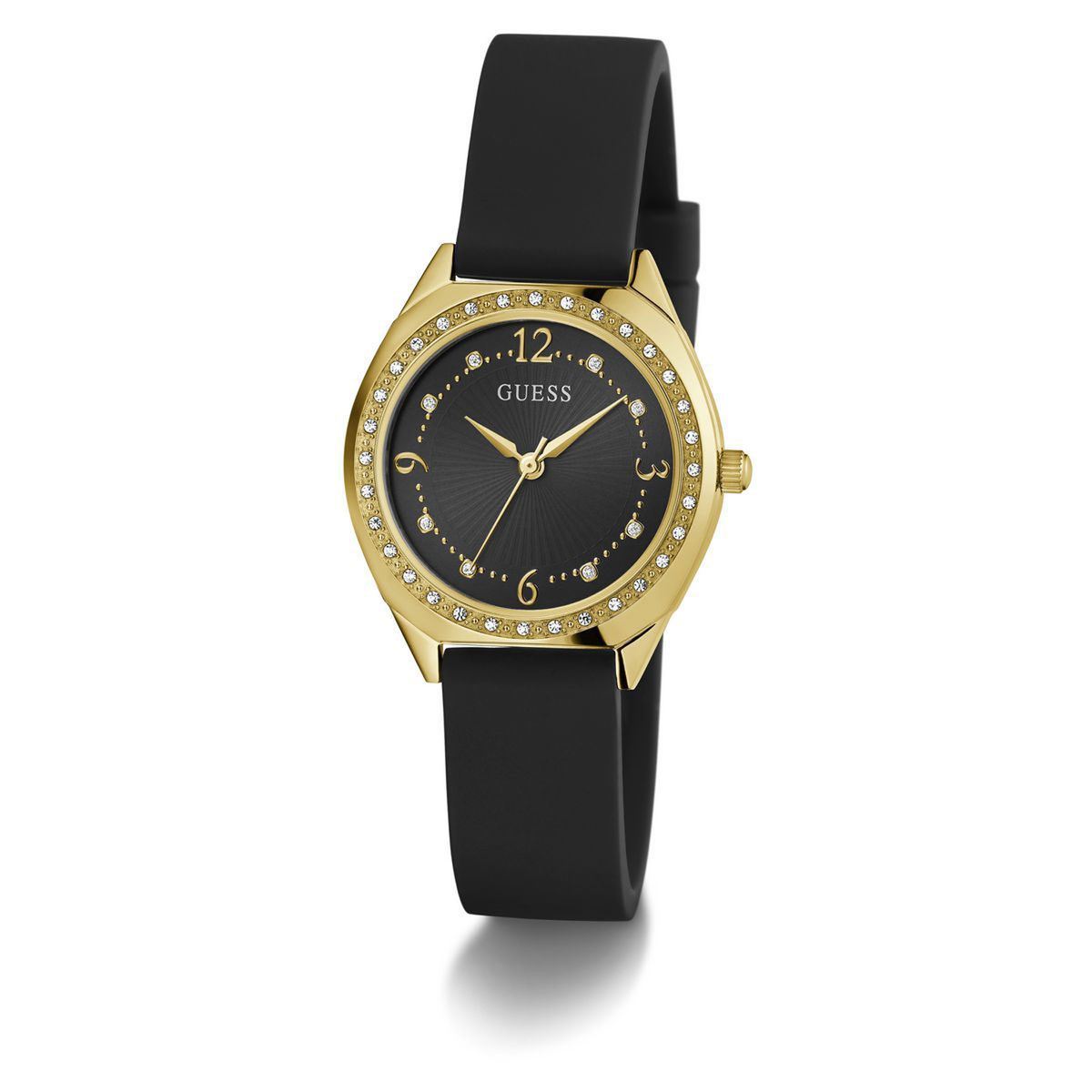 GUESS - Reloj Guess Mujer Charlotte. Reloj Silicona Negro GW0820L1
