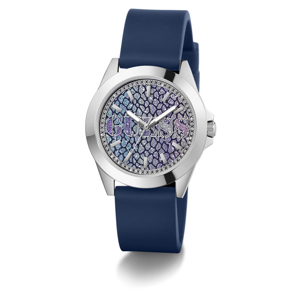GUESS - Reloj Guess Mujer Menagerie. Reloj Silicona Azul GW0749L1 