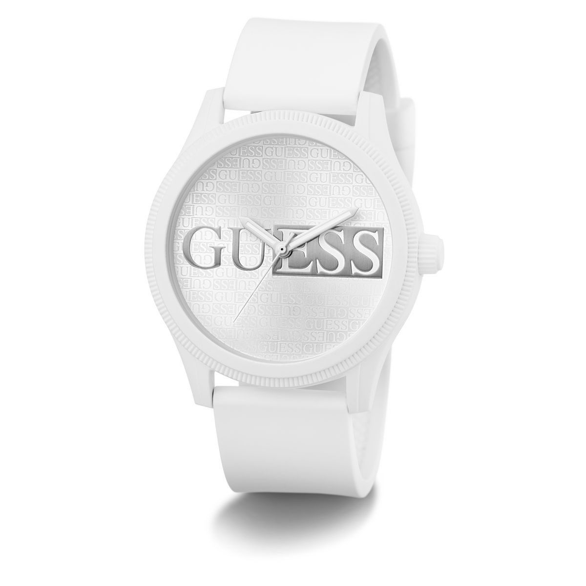 GUESS - Reloj Guess Hombre Reputation. Reloj Silicona Blanco GW0780G1 