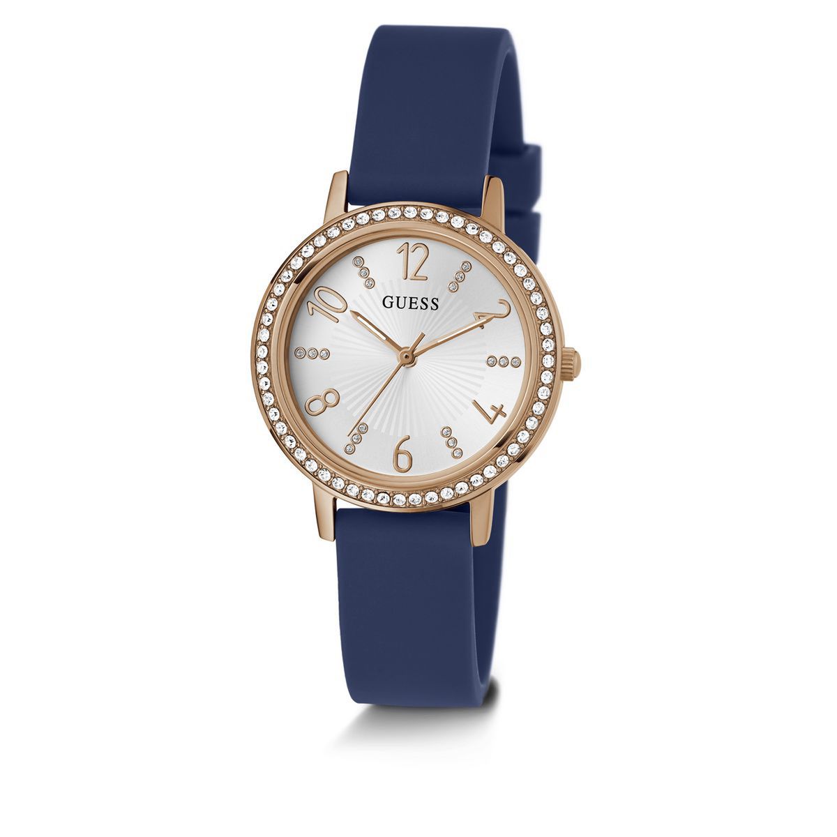 GUESS - Reloj Guess Mujer Tri Luxe. Reloj Silicona Azul GW0591L1