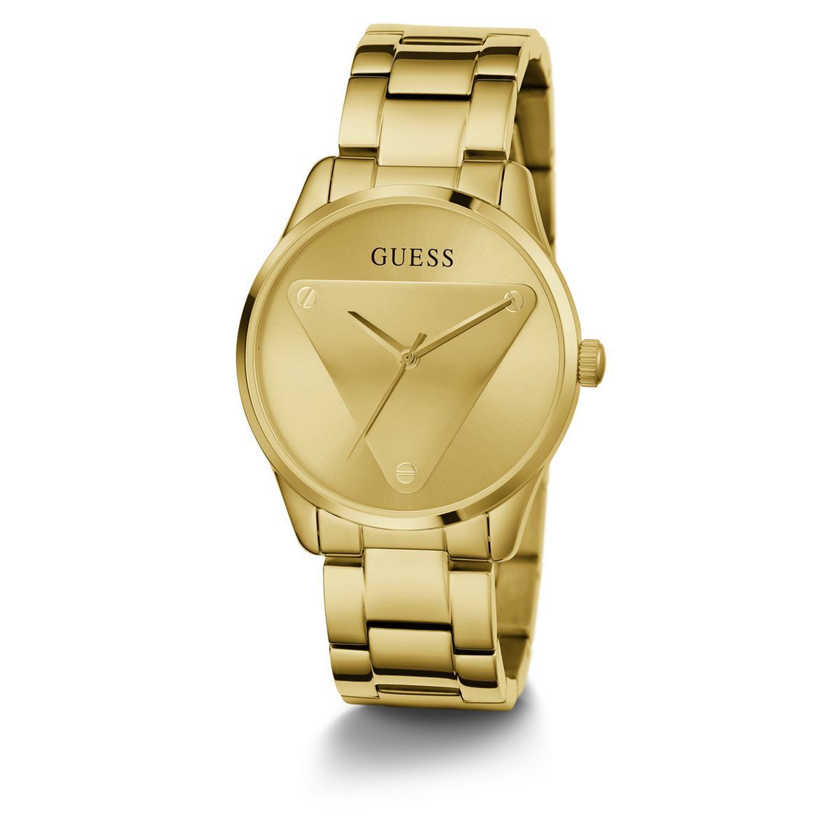 GUESS - Reloj Guess Mujer Emblem. Reloj Acero Inoxidable Dorado GW0485L1