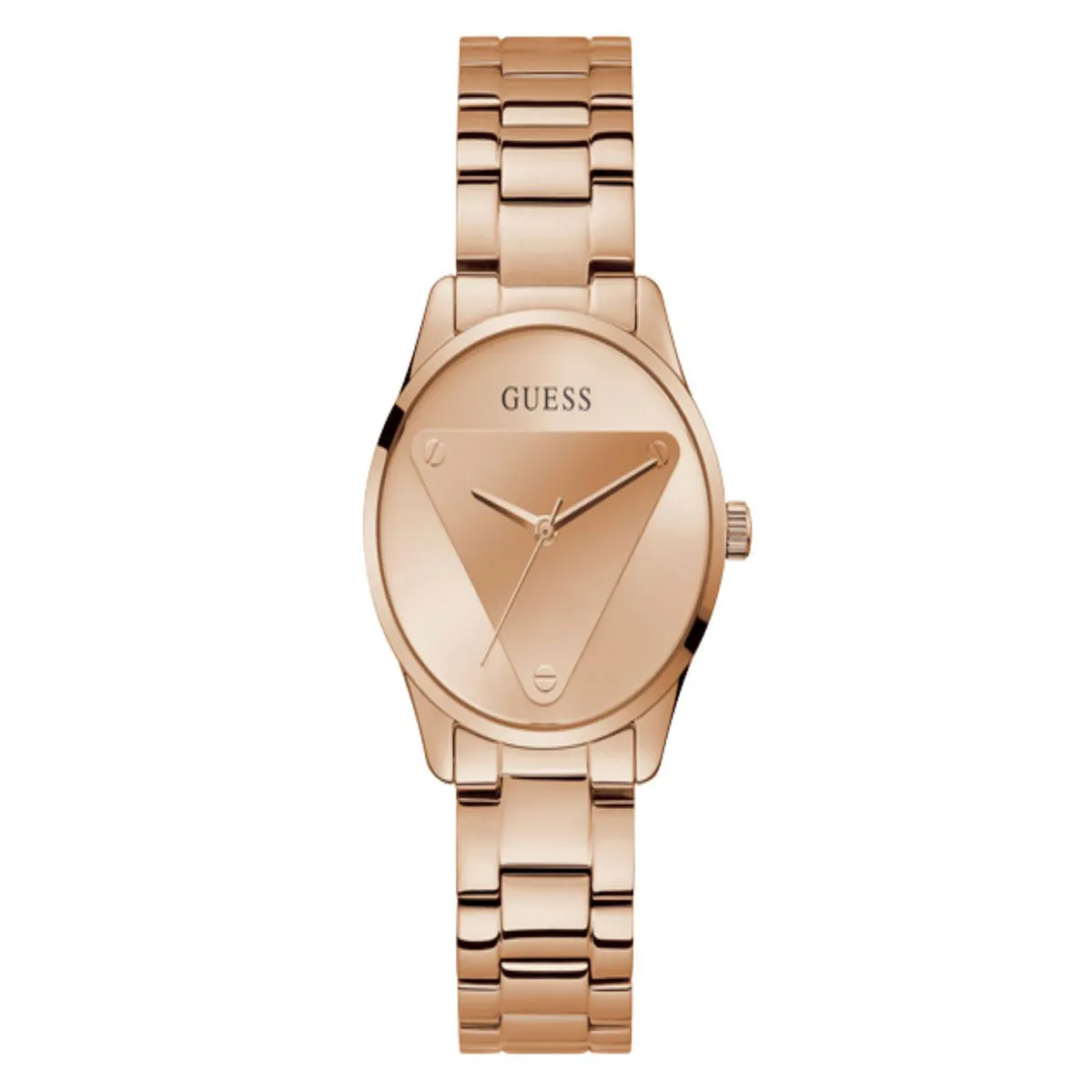 GUESS - Reloj Guess Mujer Emblem. Reloj Acero Inoxidable Oro Rosa GW0485L2
