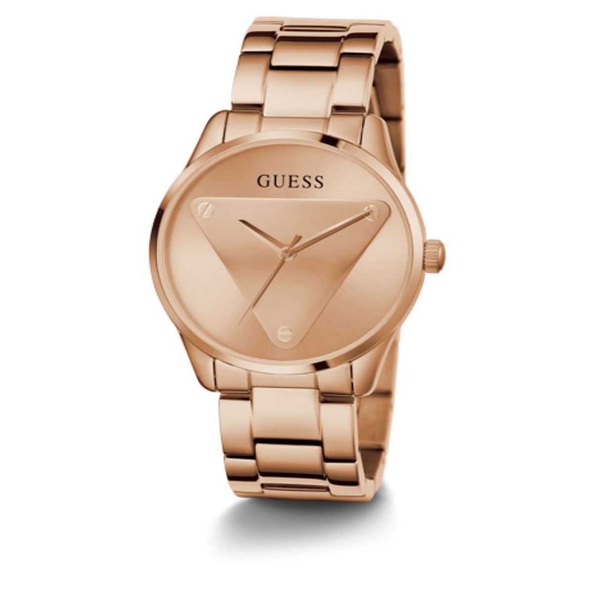GUESS - Reloj Guess Mujer Emblem. Reloj Acero Inoxidable Oro Rosa GW0485L2