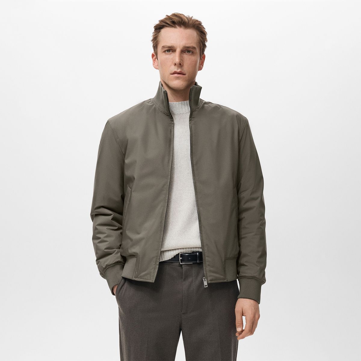 MANGO - Chaqueta Bomber Hombre Mango
