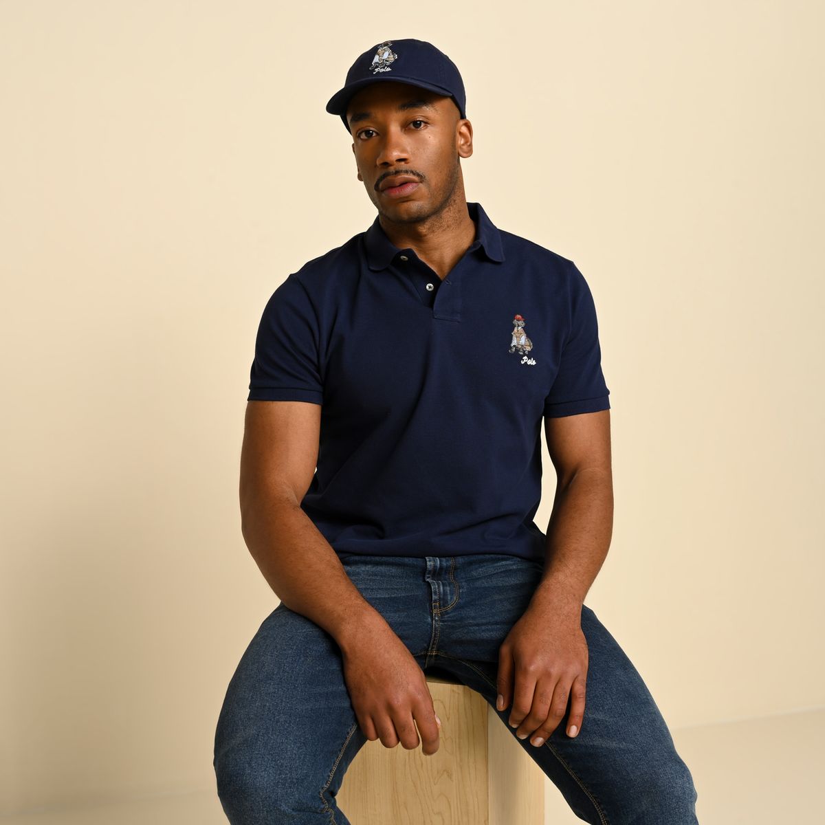 POLO RALPH LAUREN - Camiseta polo Hombre con Estampado Slim de Algodón Polo Ralph Lauren