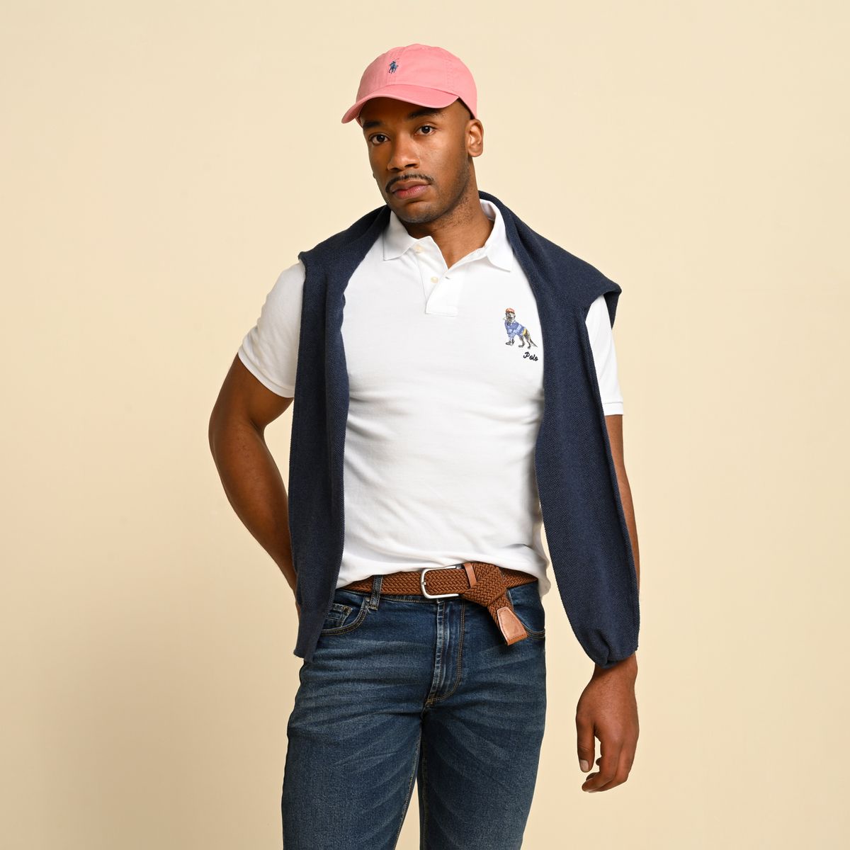 POLO RALPH LAUREN - Camiseta polo Hombre con Estampado Slim de Algodón Polo Ralph Lauren