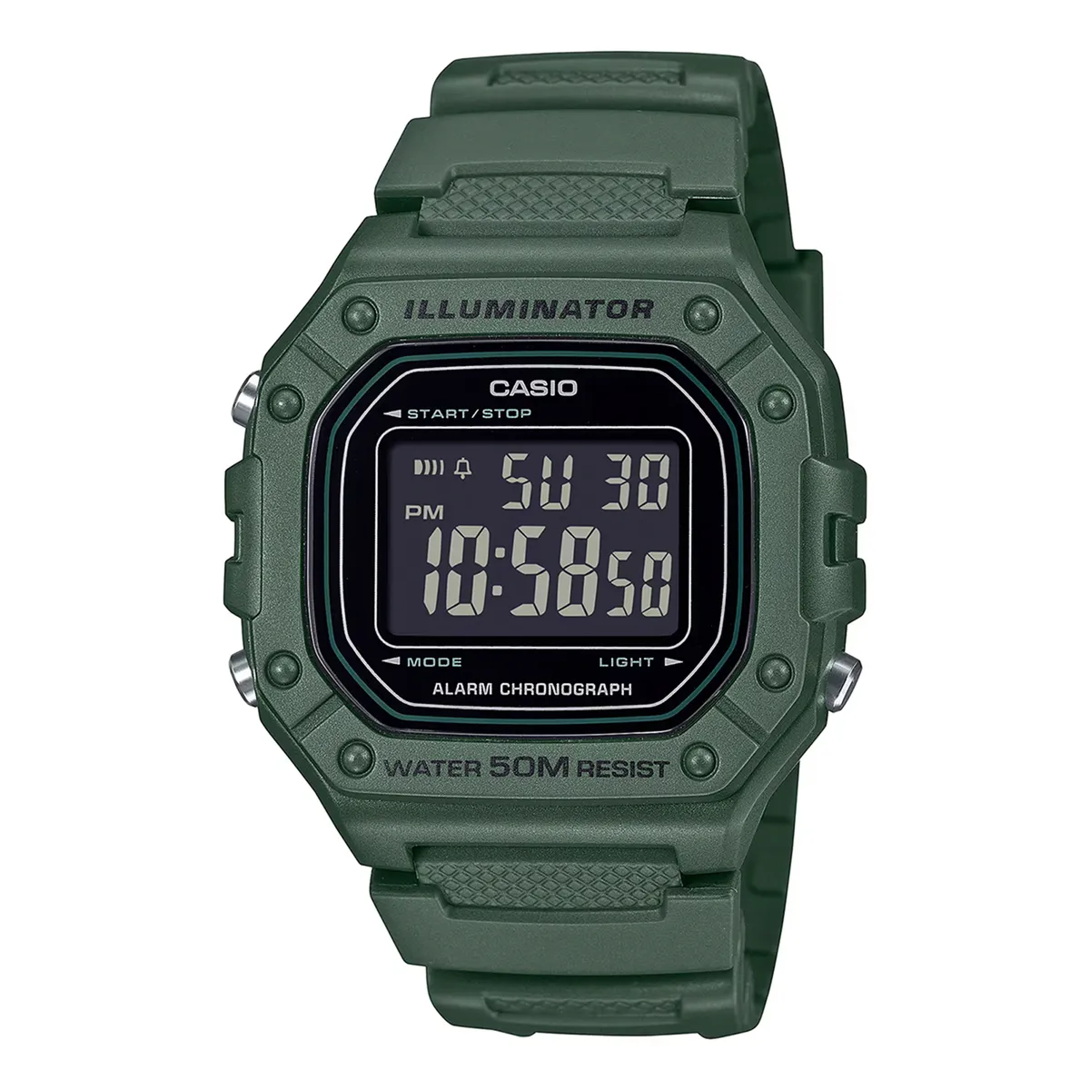 CASIO - Reloj Unisex Casio W-218H-3BVDF