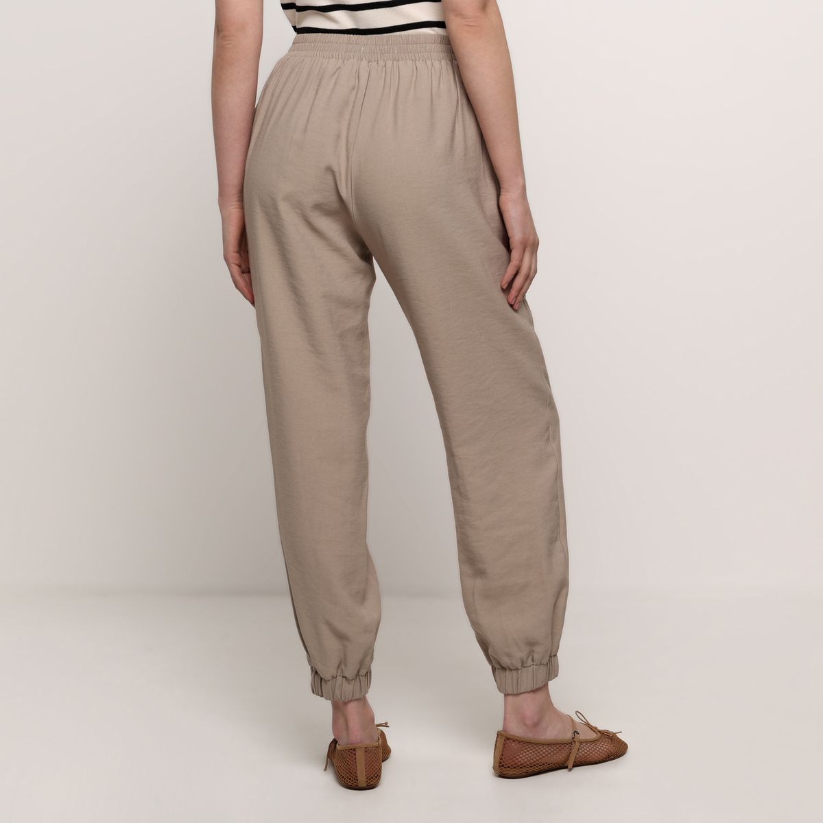 BASEMENT - Pantalón Balloon Mujer Tiro medio Basement 