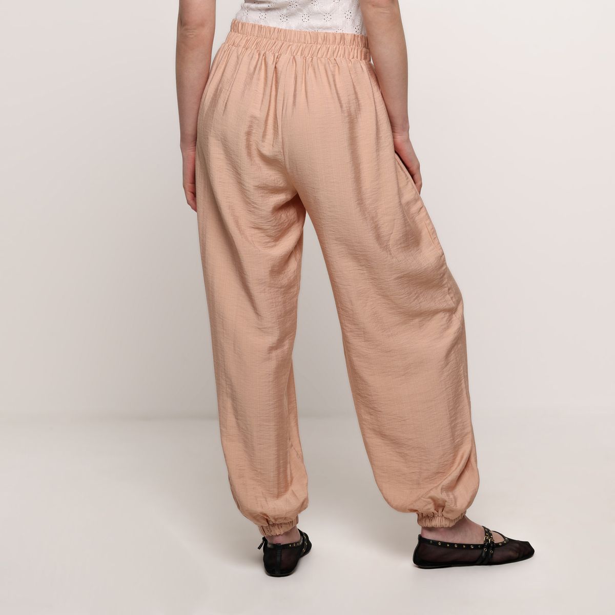 BASEMENT - Pantalón Balloon Mujer Tiro alto Basement 