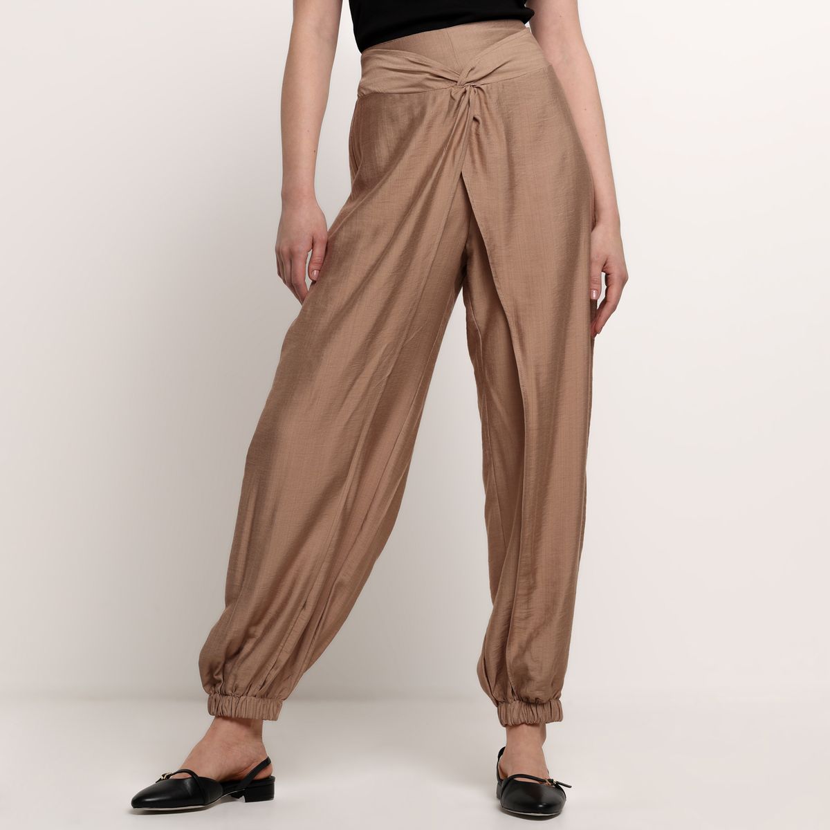 BASEMENT - Pantalón Balloon Mujer Tiro alto Basement