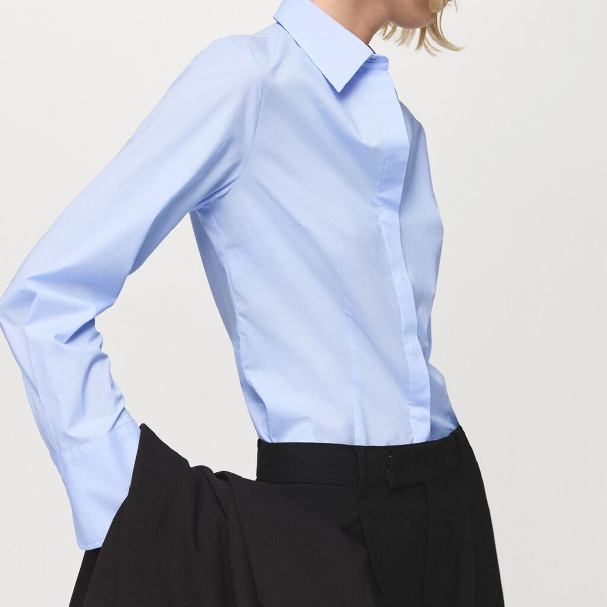 MANGO - Camisa Mujer Manga larga Mango