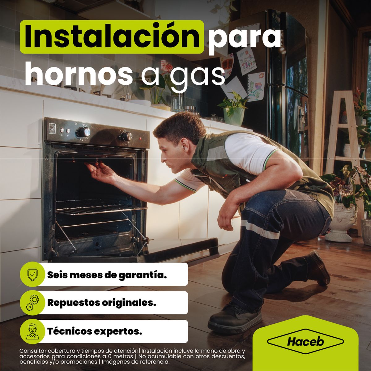 HACEB - INSTALACION DE HORNO A GAS