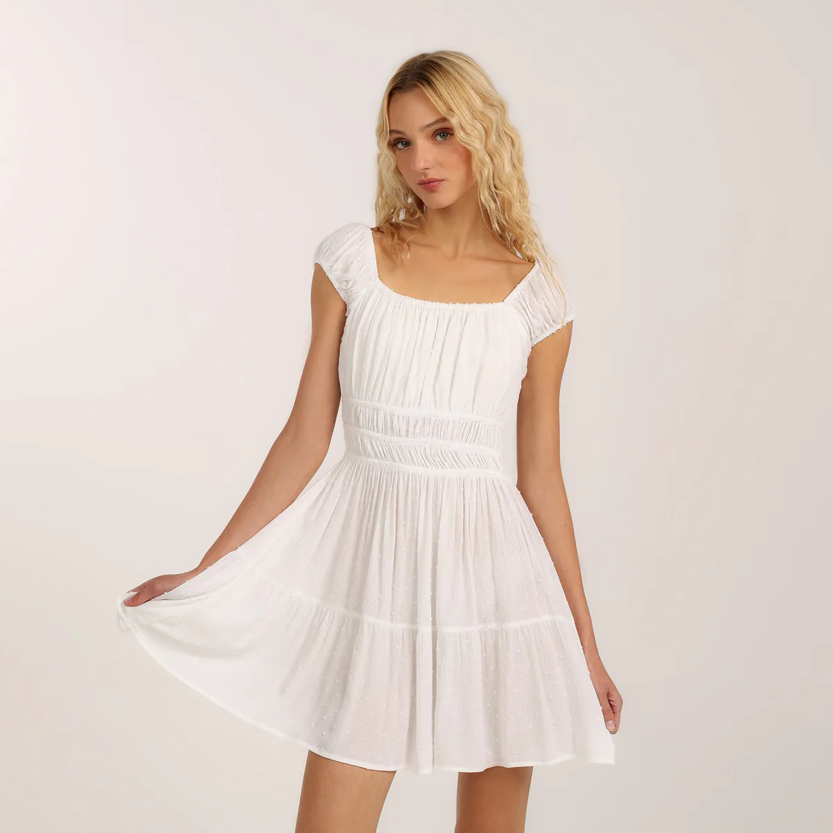 SYBILLA - Vestido Corto Casual para Mujer Sybilla