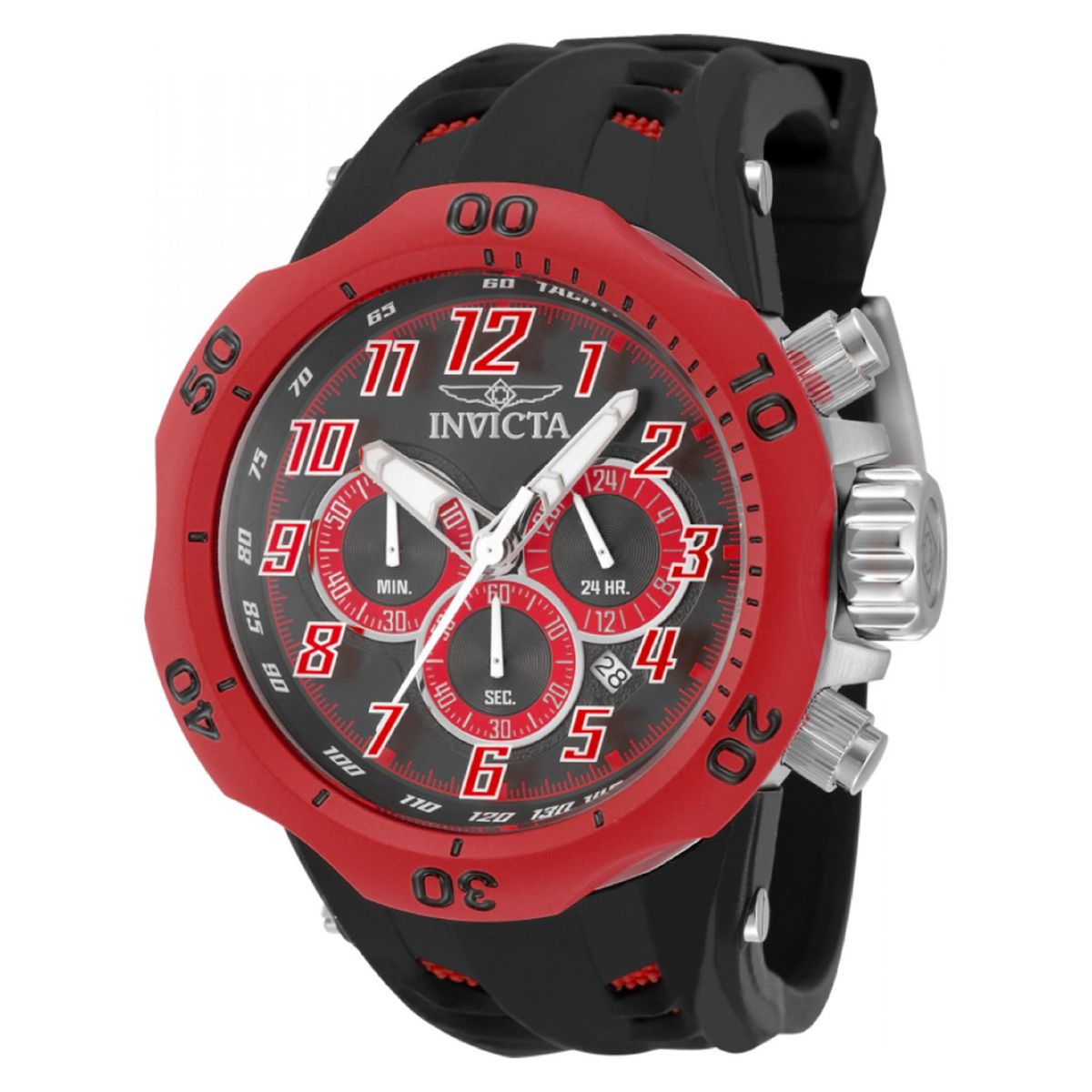 INVICTA - Reloj Invicta Hombre Venom . Reloj Silicona Rojo