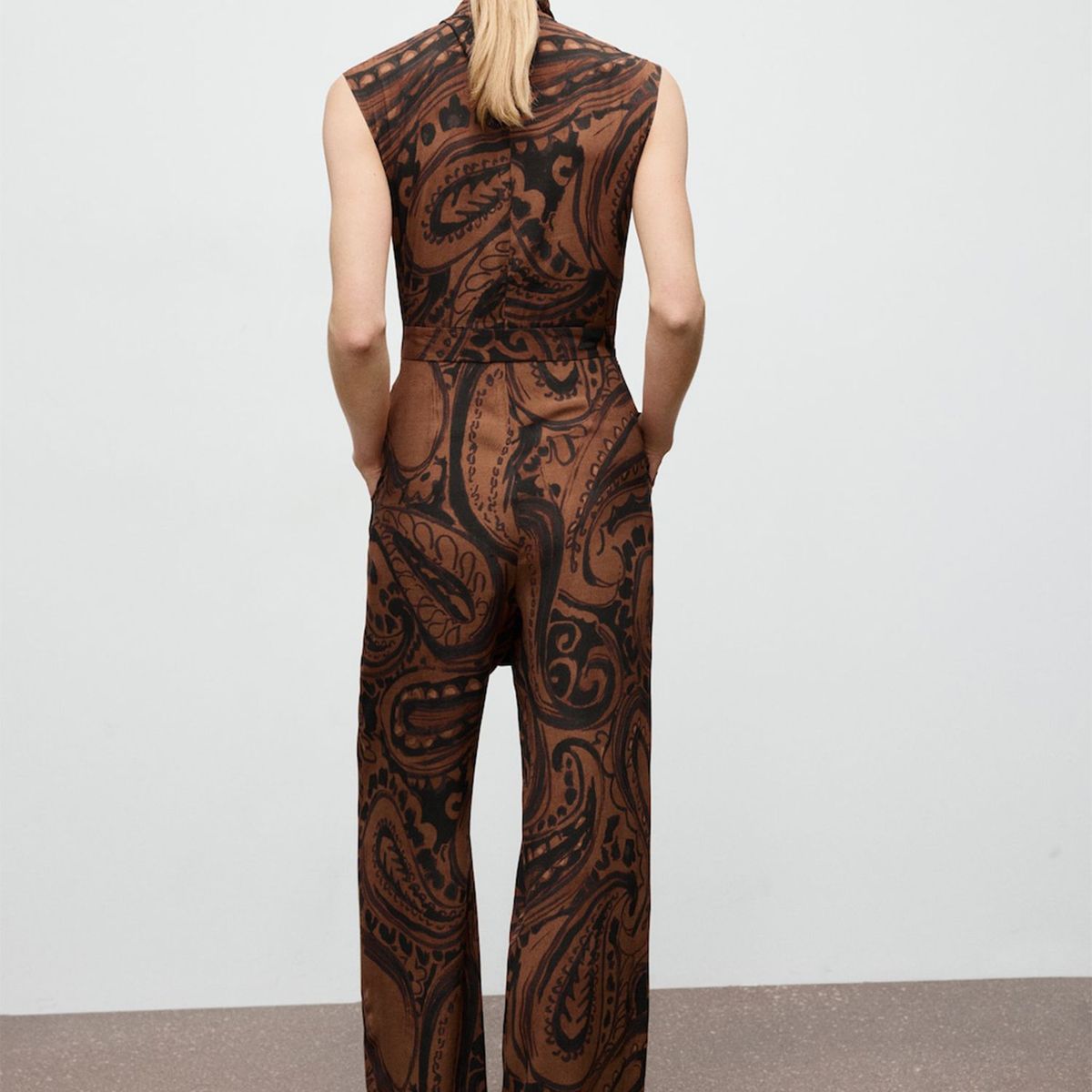 MANGO - Vestido Mujer Largo Casual con Estampado Mango