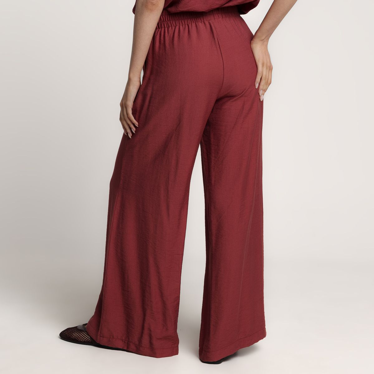 BASEMENT - Pantalón Wide leg Mujer Basement
