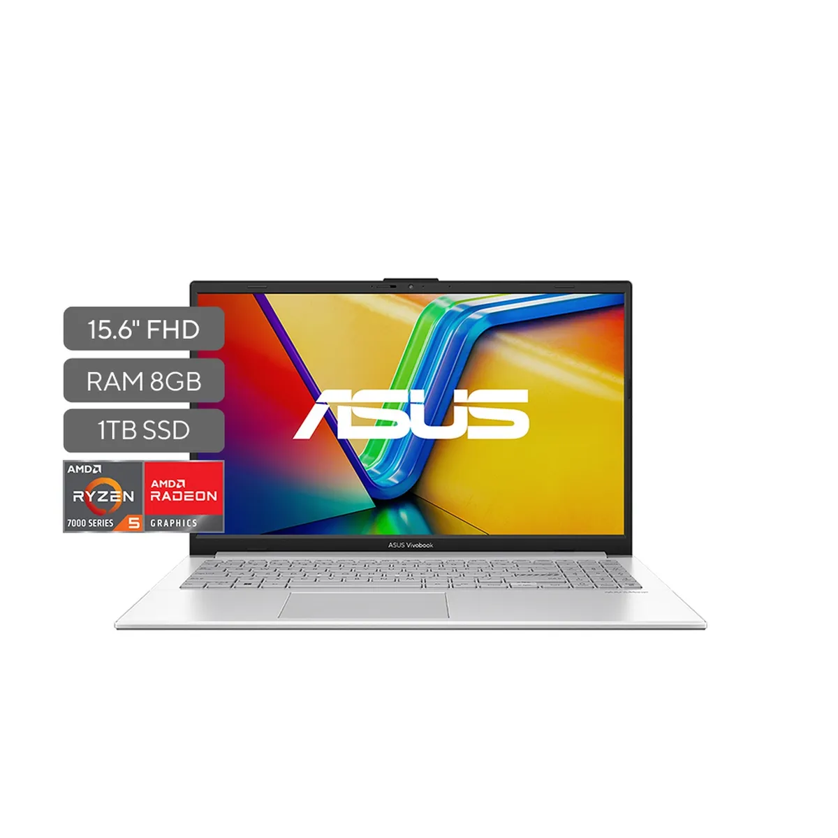 ASUS - Portátil ASUS Vivobook Go 15  | Ryzen 5 | LPDDR5 8GB| 1TB SSD de almacenamiento | Windows 11 |15.6 Pulgadas |E1504FA-BQ2600W |  Computador portátil