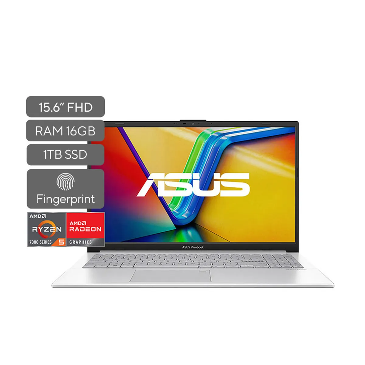 ASUS - Portátil ASUS Vivobook Go 15  | Ryzen 5 | LPDDR5 16GB|  1TB SSD de almacenamiento | Windows 11 |15.6 Pulgadas |E1504FA-BQ2603W |  Computador portátil