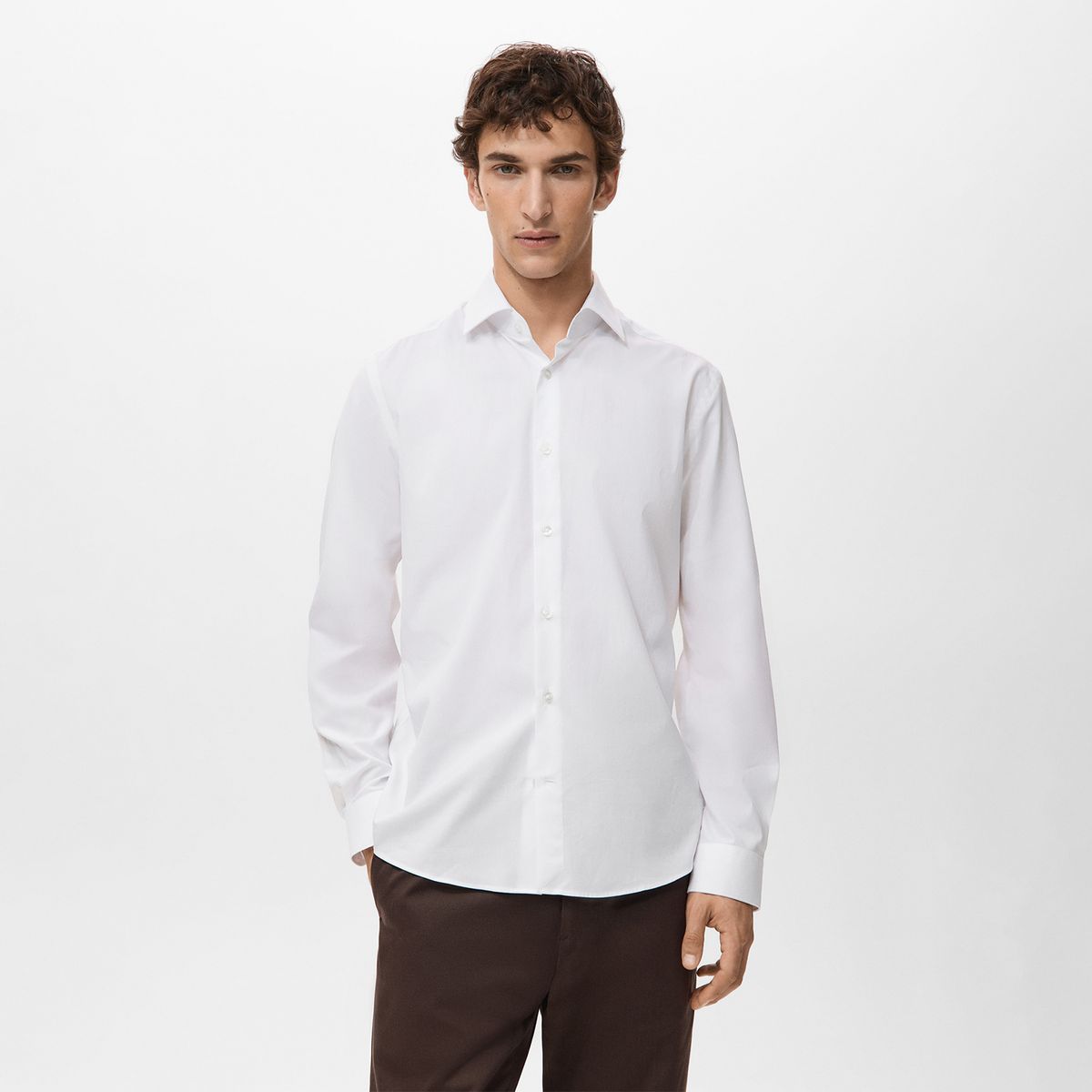 MANGO - Camisa Hombre Manga larga Mango 