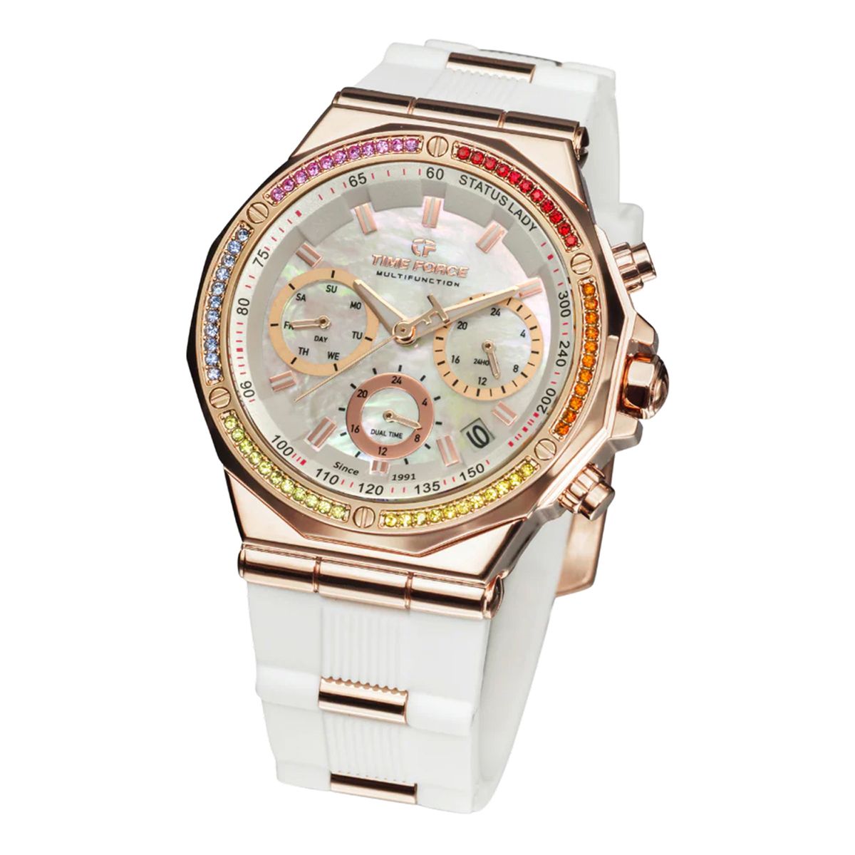 TIME FORCE - Reloj Mujer Time Force TF5055LRSR-N02