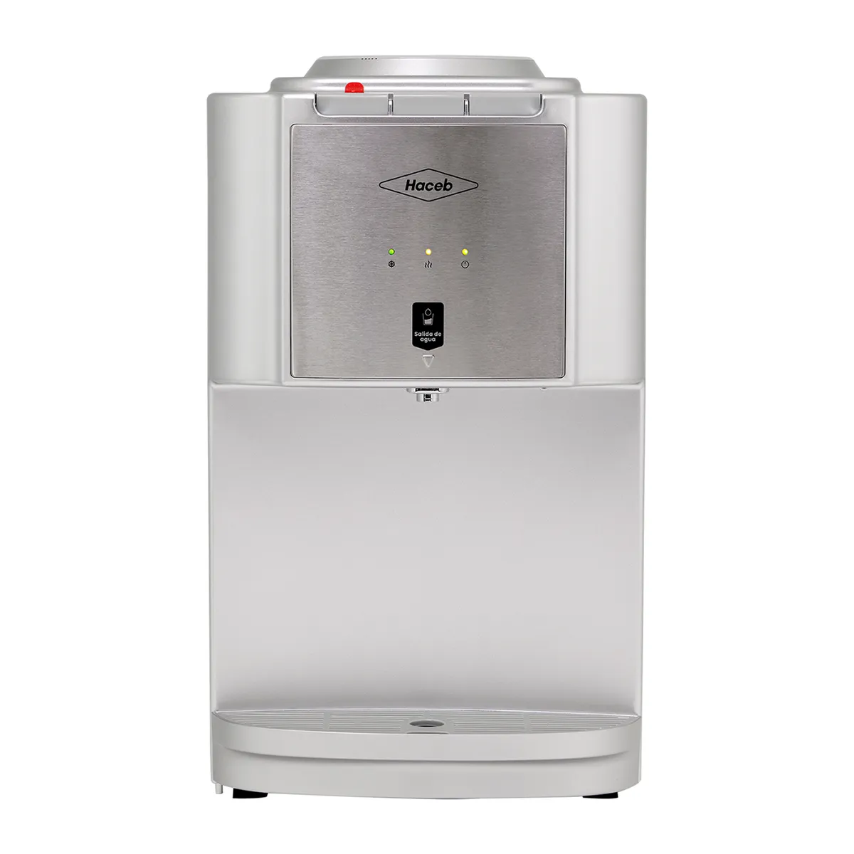 HACEB - Dispensador de agua de mesa plateado HACEB