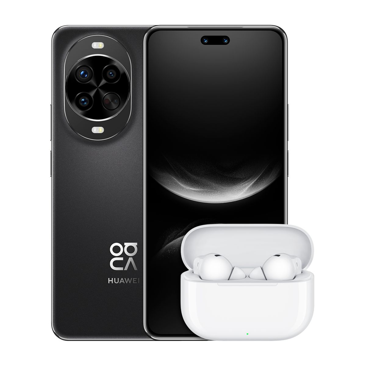 HUAWEI - Celular HUAWEI nova 14 Pro | 4G | 512GB Negro | 12GB RAM | cámara posterior de apertura ajustable RYYB 50MP | cámara frontal de enfoque automático para retratos de 50MP | pantalla FHD OLED 6.78 pulgadas + Freebuds SE4