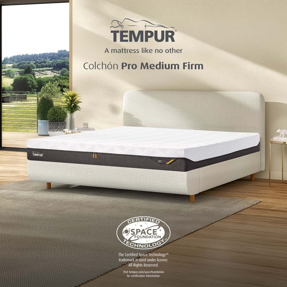 COLCHONES SPRING - PRO MEDIUM FIRM 160X190X21