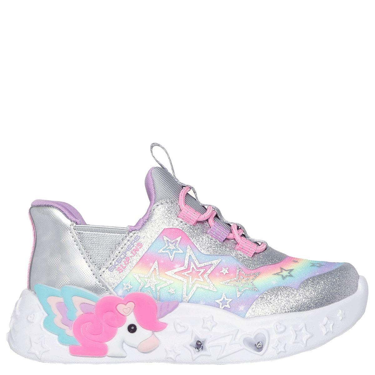 SKECHERS - Tenis con luces Skechers Unicorn Charmer Niña 
