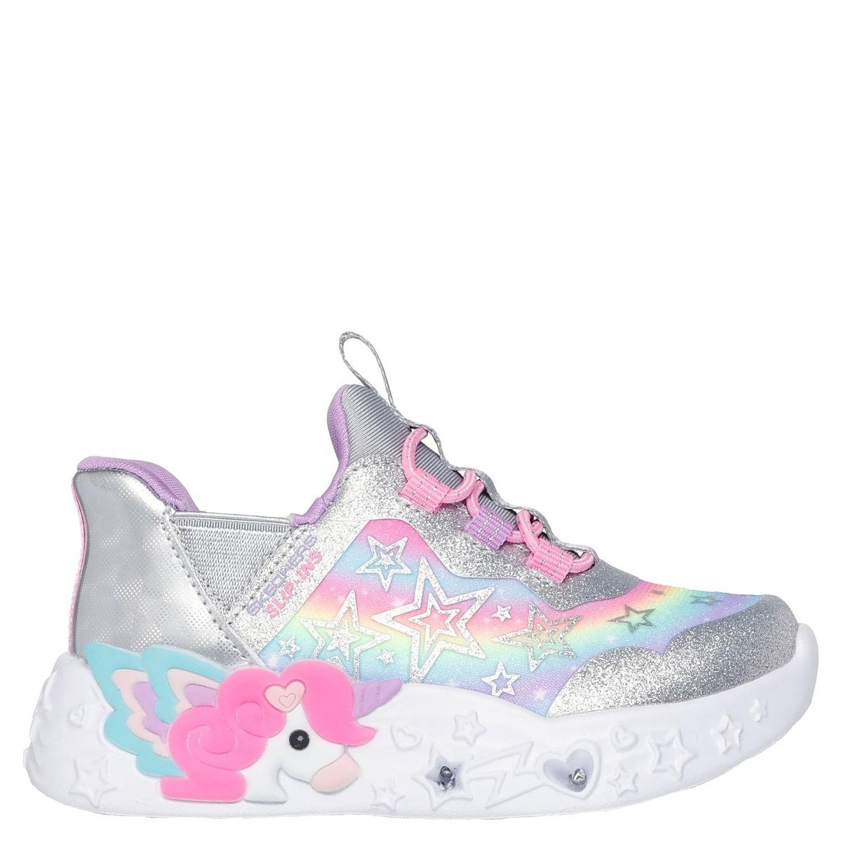 SKECHERS - Tenis con luces Skechers Unicorn Charmer Niña 