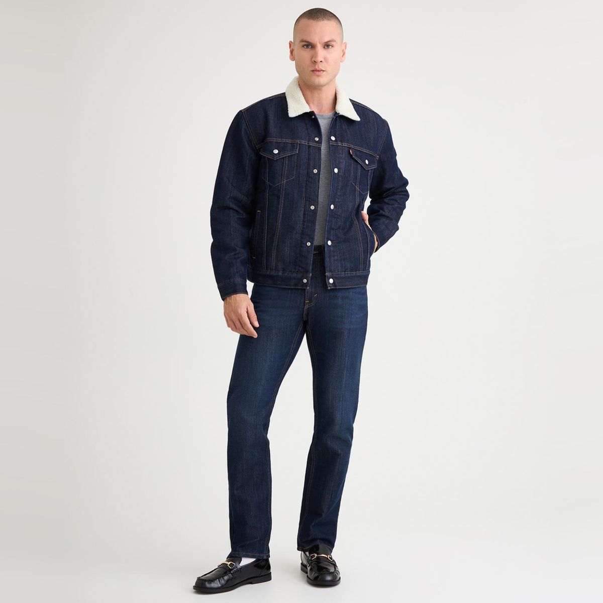 LEVIS - Jean 5 Bolsillos Hombre Recto 514 Largo 32 Levis