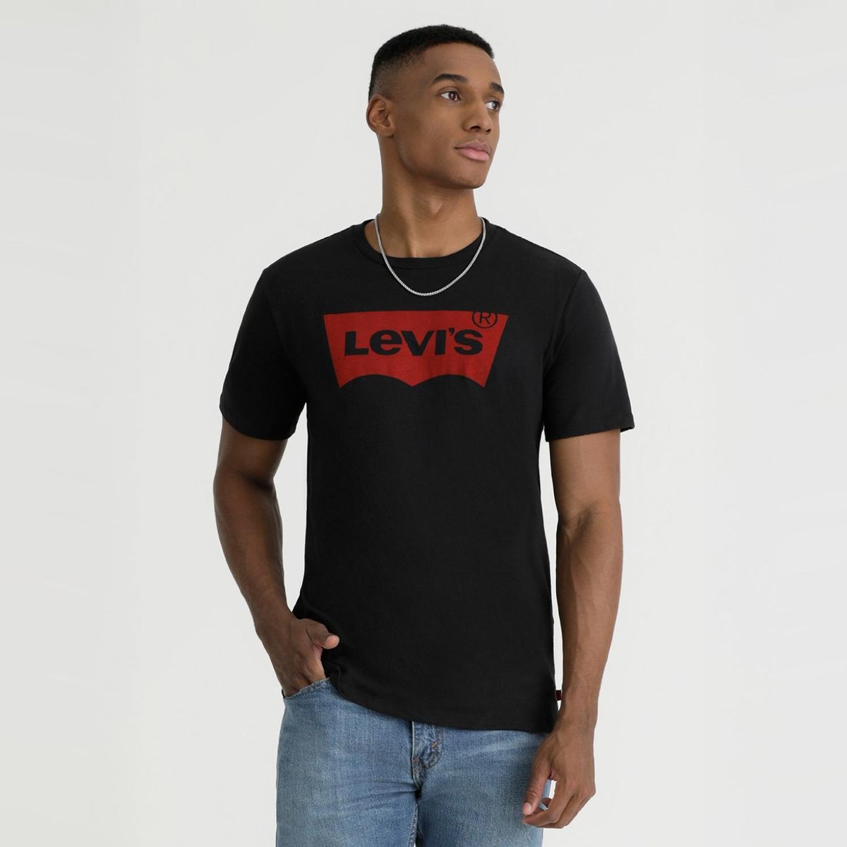 LEVIS - Camiseta Hombre con Estampado Slim de Algodón Levis