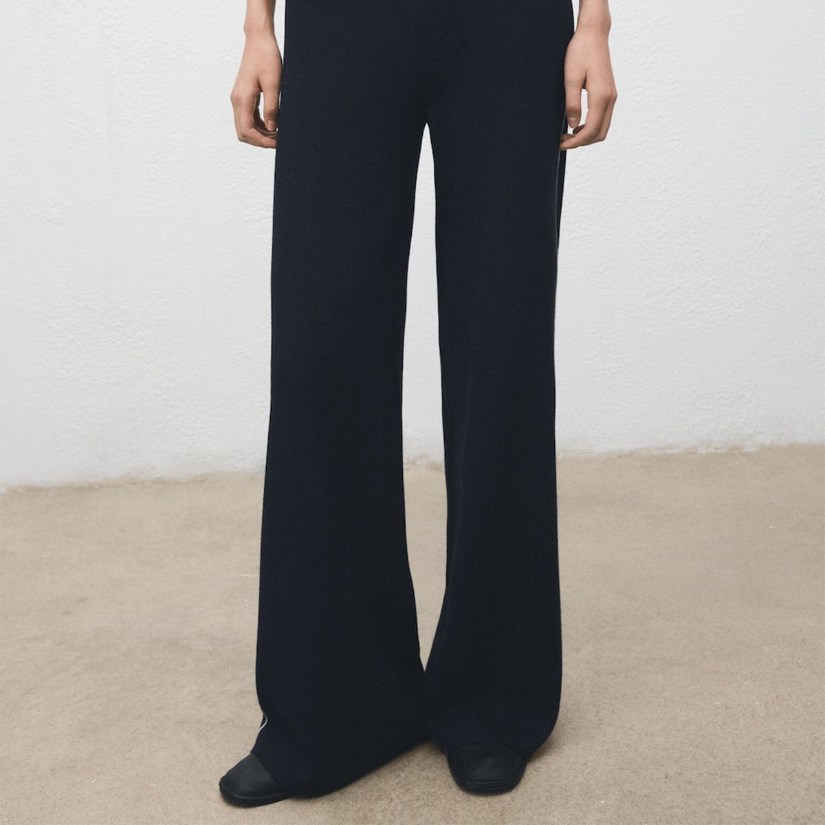 MANGO - Pantalón Recto Mujer Tiro medio Mango