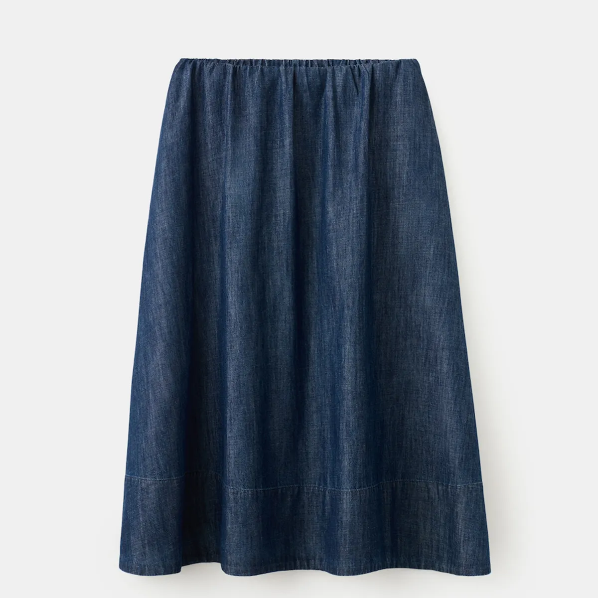 MANGO - Falda Midi Mujer de Algodón Mango