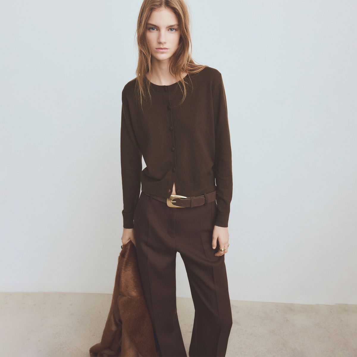 MANGO - Cardigan Mujer  MANGO