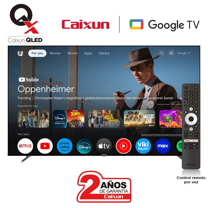 CAIXUN - Televisor | Caixun | 75 pulgadas | 4K UHD | 4K Ultra HD | C75VHUGQ