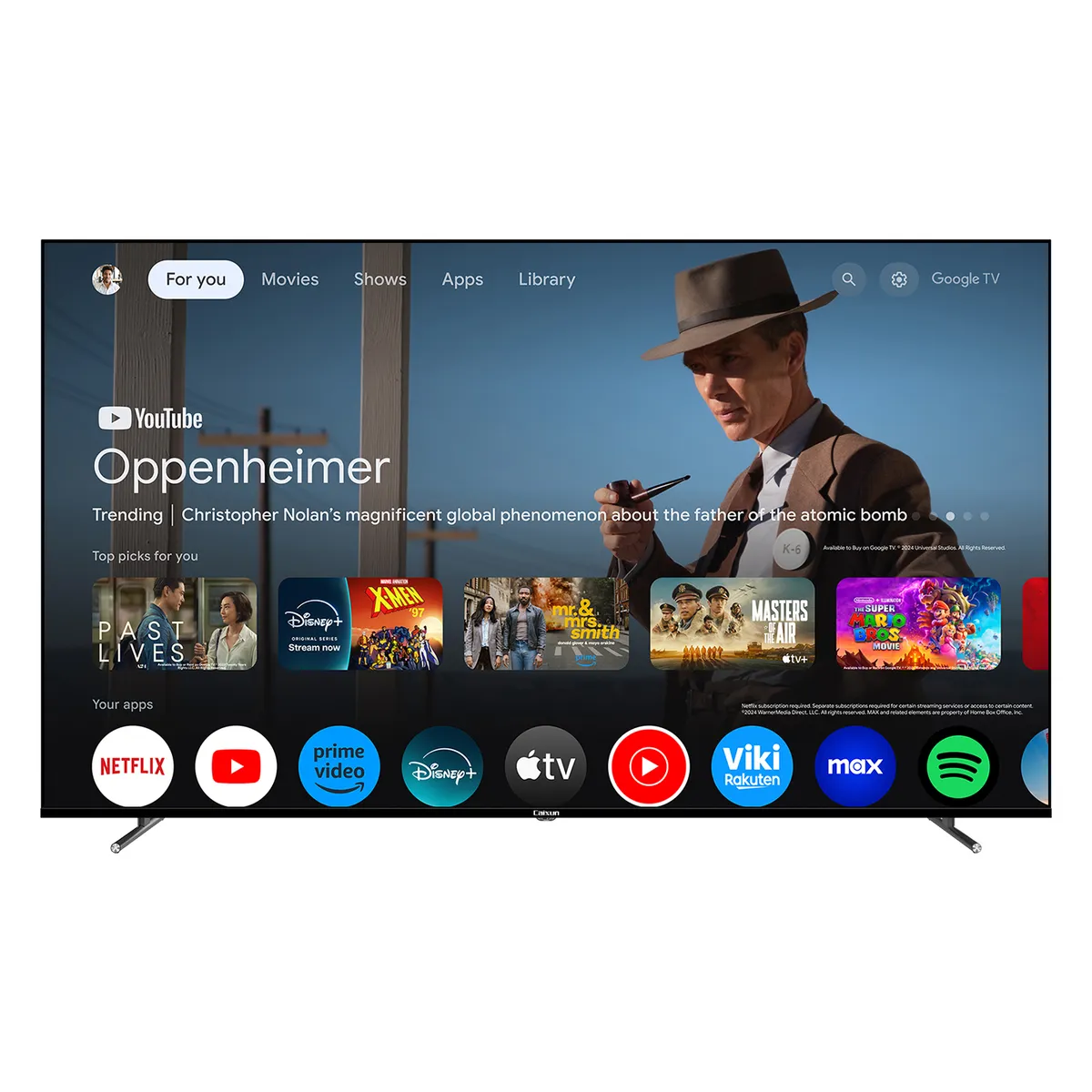 CAIXUN - Televisor | Caixun | 75 pulgadas | 4K UHD | 4K Ultra HD | C75VHUGQ