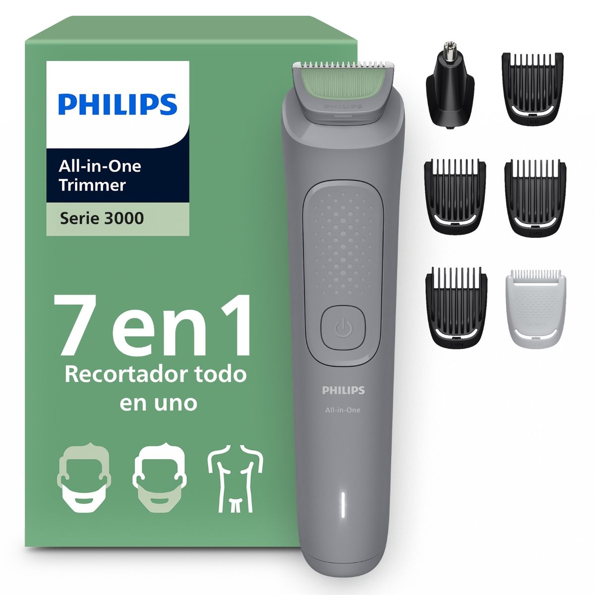  - Recortadora de barba Philips Inalámbrico Recargable MG3911/15
