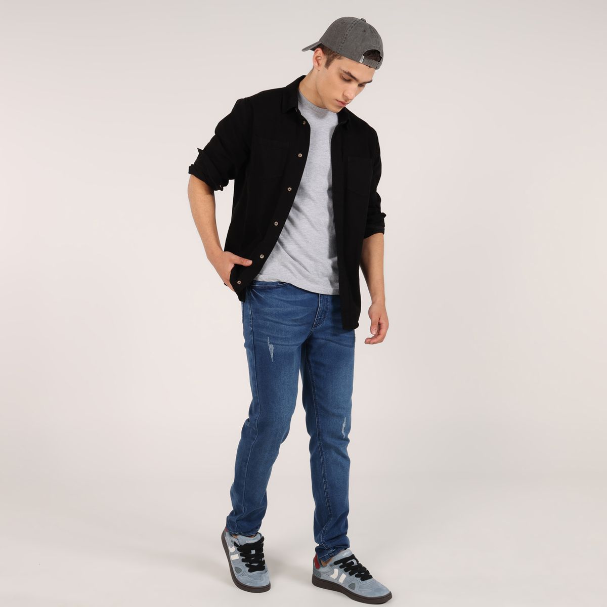 COOLWAY - Tenis Coolway Moda Goal Edge Hombre