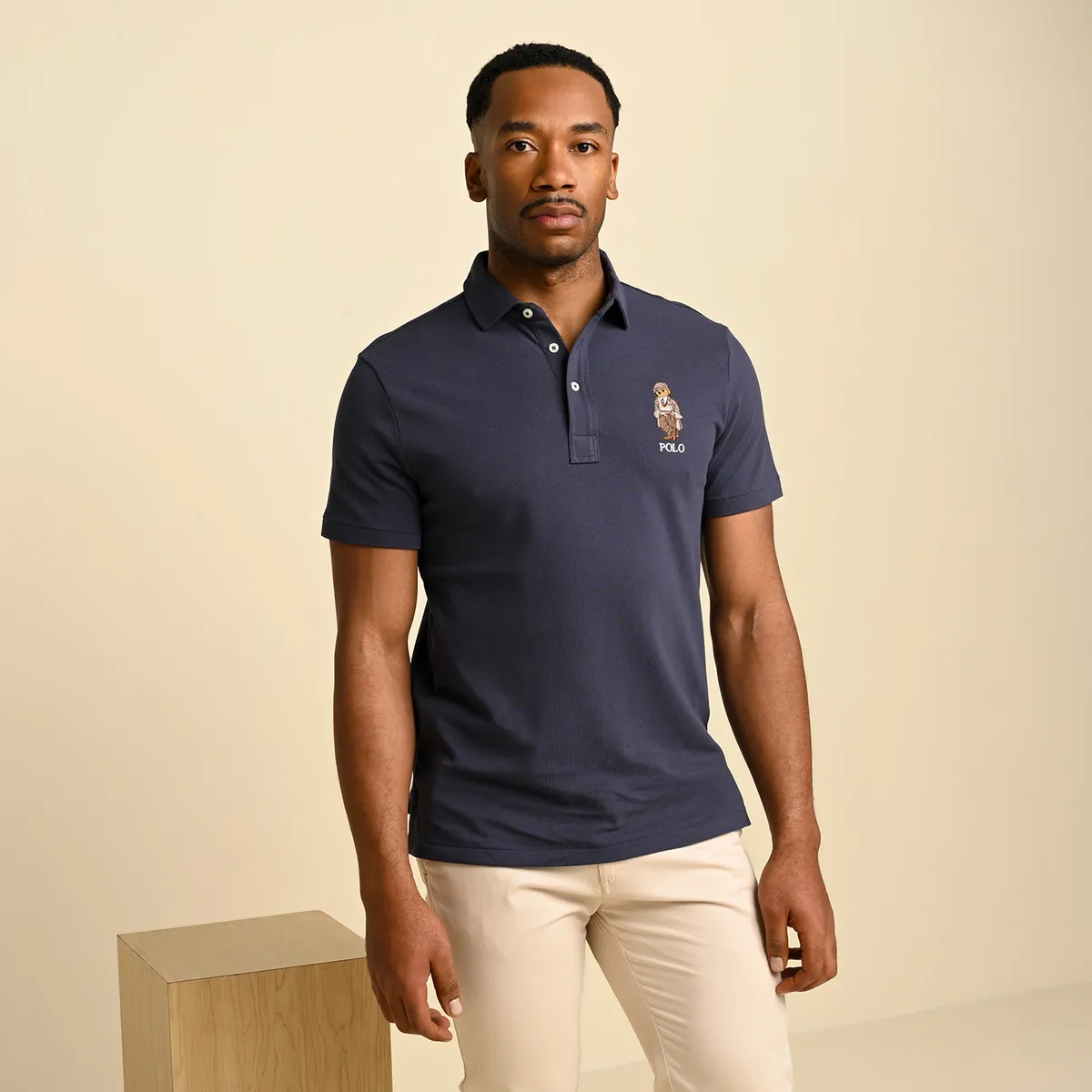 POLO RALPH LAUREN - Camiseta polo Hombre con Estampado Slim de Algodón Polo Ralph Lauren