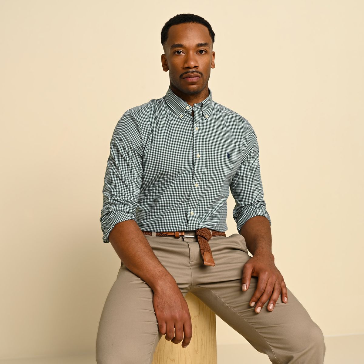 POLO RALPH LAUREN - Camisa Hombre de Cuadros Manga larga de Algodón Polo Ralph Lauren