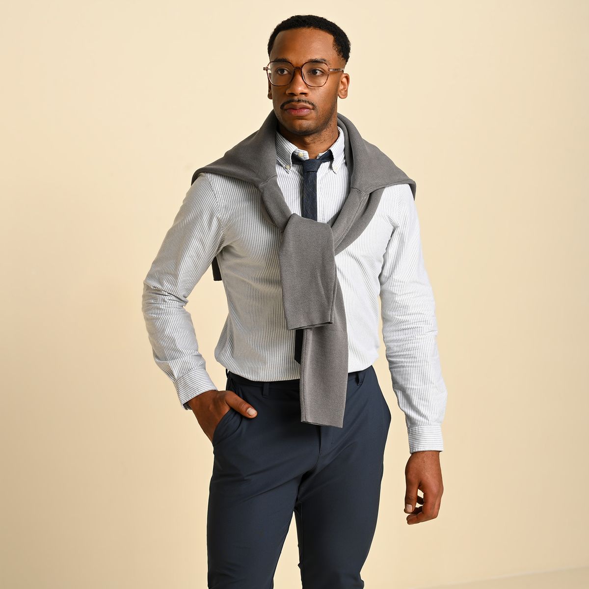 POLO RALPH LAUREN - Camisa Hombre de Rayas Manga larga de Algodón Polo Ralph Lauren