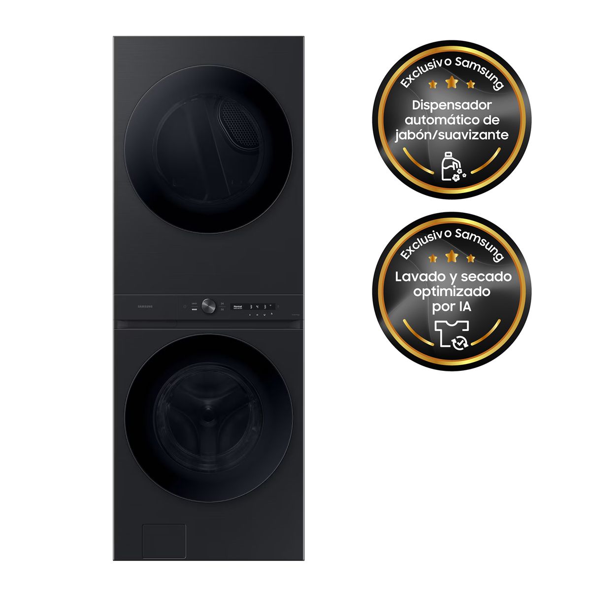 SAMSUNG - Torre de lavado Bespoke Laundry Hub 26 kg WH26DBH700GVCO con IA