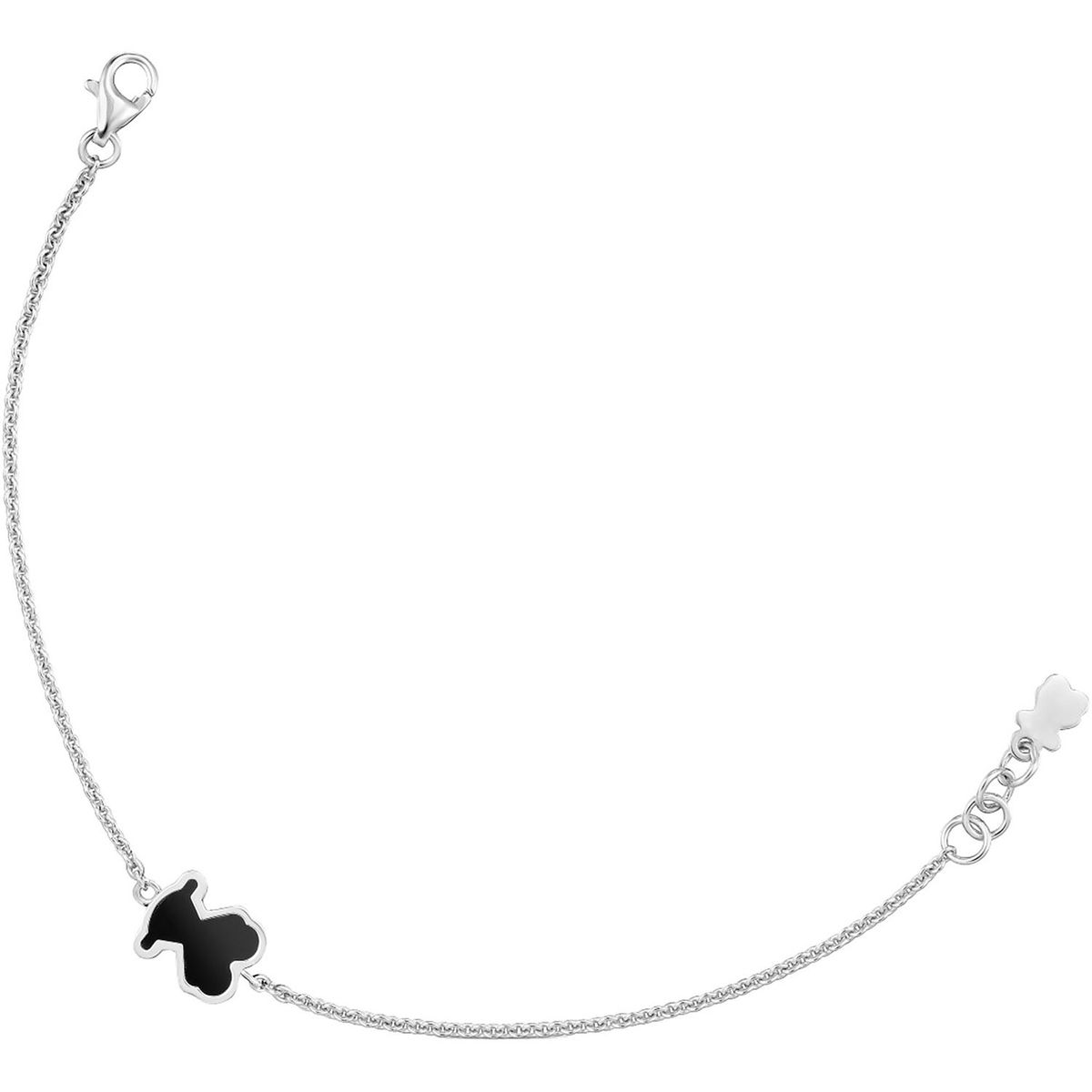 TOUS - Pulsera de plata y metacrilato negro Galaxy