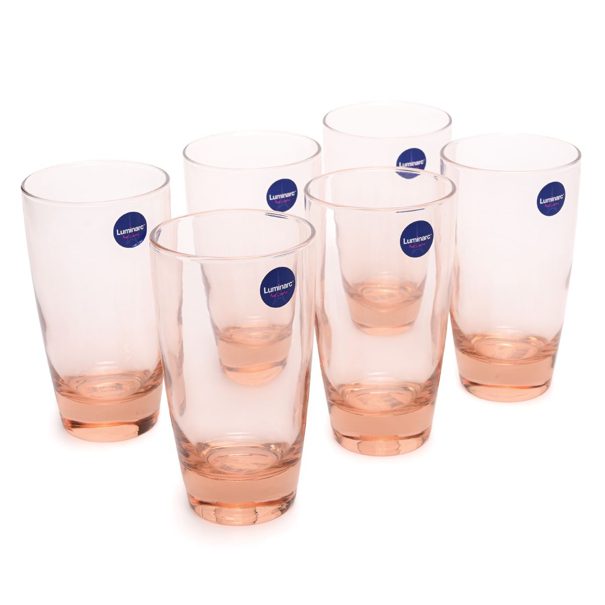 LUMINARC - Set de Vasos Alto Luminarc Vidrio 6 450 ml